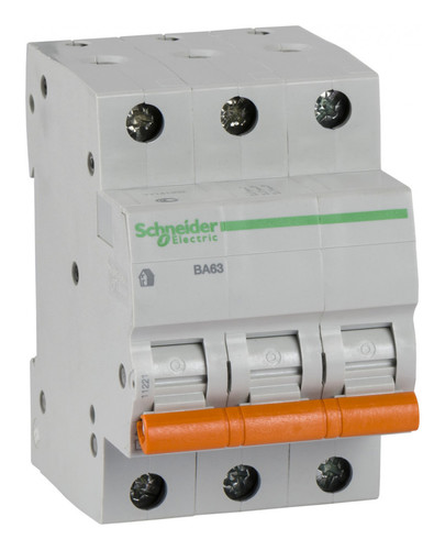 Автоматический выключатель Schneider Electric Домовой 3P 6А (C) 4.5кА