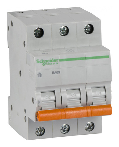 Автоматический выключатель Schneider Electric Домовой 3P 10А (C) 4.5кА