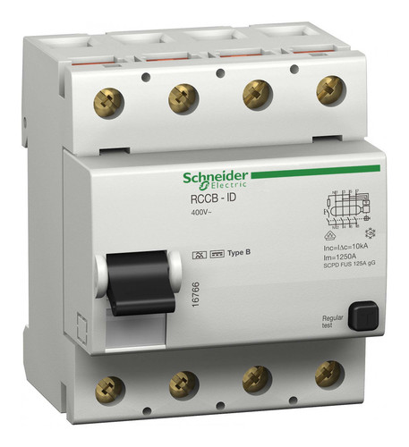 УЗО Schneider Electric Acti9 4P 125А 300мА (B)