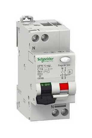 Дифавтомат Schneider Electric Multi9 1P+N 10А (C) 6кА 30мА (A)