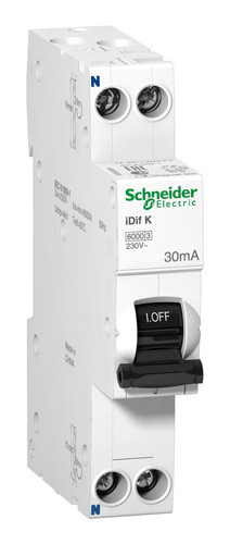 Дифавтомат Schneider Electric Acti9 2P 10А (C) 6кА 30мА (AC)