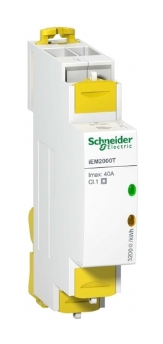 Счетчик электроэнергии однотарифный Schneider Electric Acti9 однофазный 40(40)А, ЖКИ, кл.т. 1