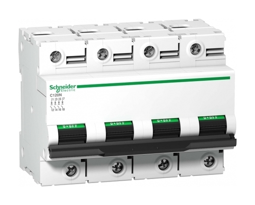 Автоматический выключатель Schneider Electric Acti9 4P 100А (C) 10кА