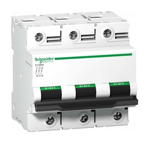 Автоматический выключатель Schneider Electric Acti9 3P 100А (D) 15кА