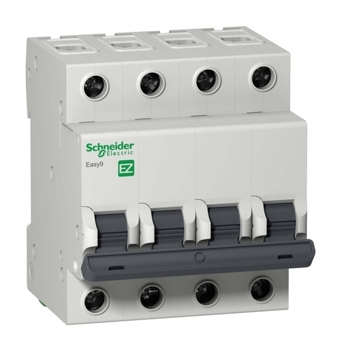 Автоматический выключатель Schneider Electric Easy9 4P 40А (C) 4.5кА