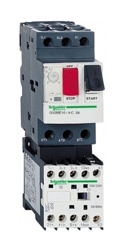 Реверсивный пускатель Schneider Electric TeSys GV2ME 2.5А, 1.5кВт 400/