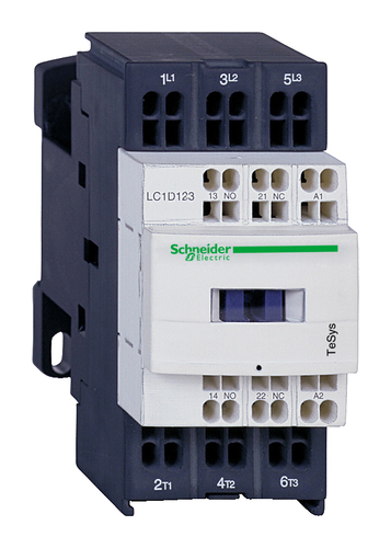 Контактор Schneider Electric TeSys LC1D 3P 18А 440/24В DC 9кВт