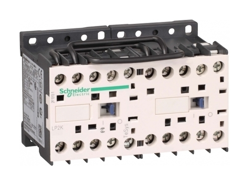 Реверсивный контактор Schneider Electric TeSys LP2K 3P 12А 400/24В DC 5.5кВт