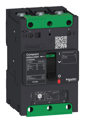 Силовой автомат Schneider Electric Compact NSXm, 16кА, 3P, 160А