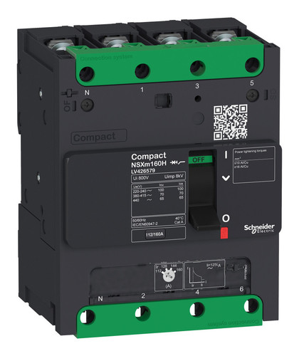 Силовой автомат Schneider Electric Compact NSXm, 70кА, 4P, 50А