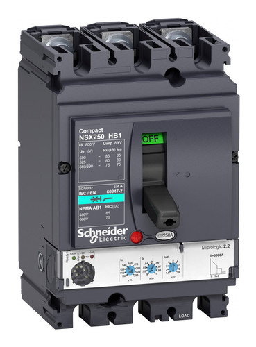 Силовой автомат Schneider Electric Compact NSX, 85кА, 3P, 250А