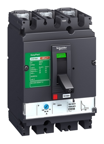 Силовой автомат Schneider Electric EasyPact CVS 100, MA, 36кА, 3P, 6.3А