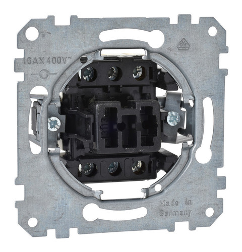 Механизм выключателя 1-клавишного трехполюсного Schneider Electric Коллекции Merten, скрытый монтаж