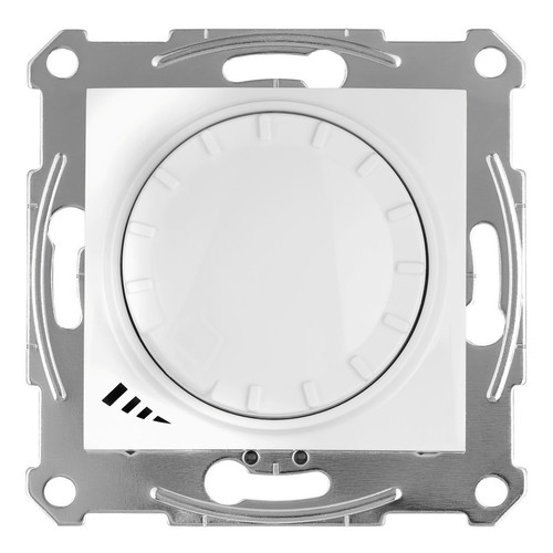 Светорегулятор поворотно-нажимной Schneider Electric SEDNA, 4-400Вт, для LED 4-200ВА, белый