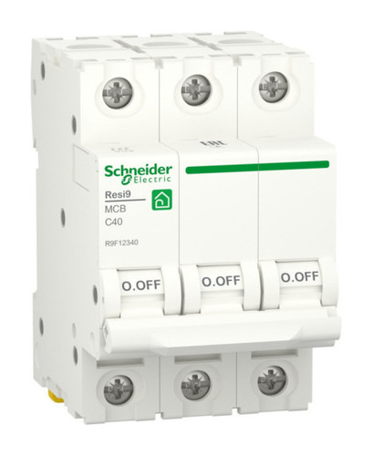 Автоматический выключатель Schneider Electric Resi9 3P 40А (C) 6кА, R9F12340