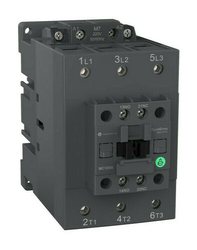 Контактор Systeme Electric SystemePact M 3P 95А 24-60В AC//DC 45кВт, MC1D95BNE