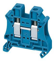 Клеммник винтовой проходной Linergy TR 10 мм², синий, NSYTRV102BL